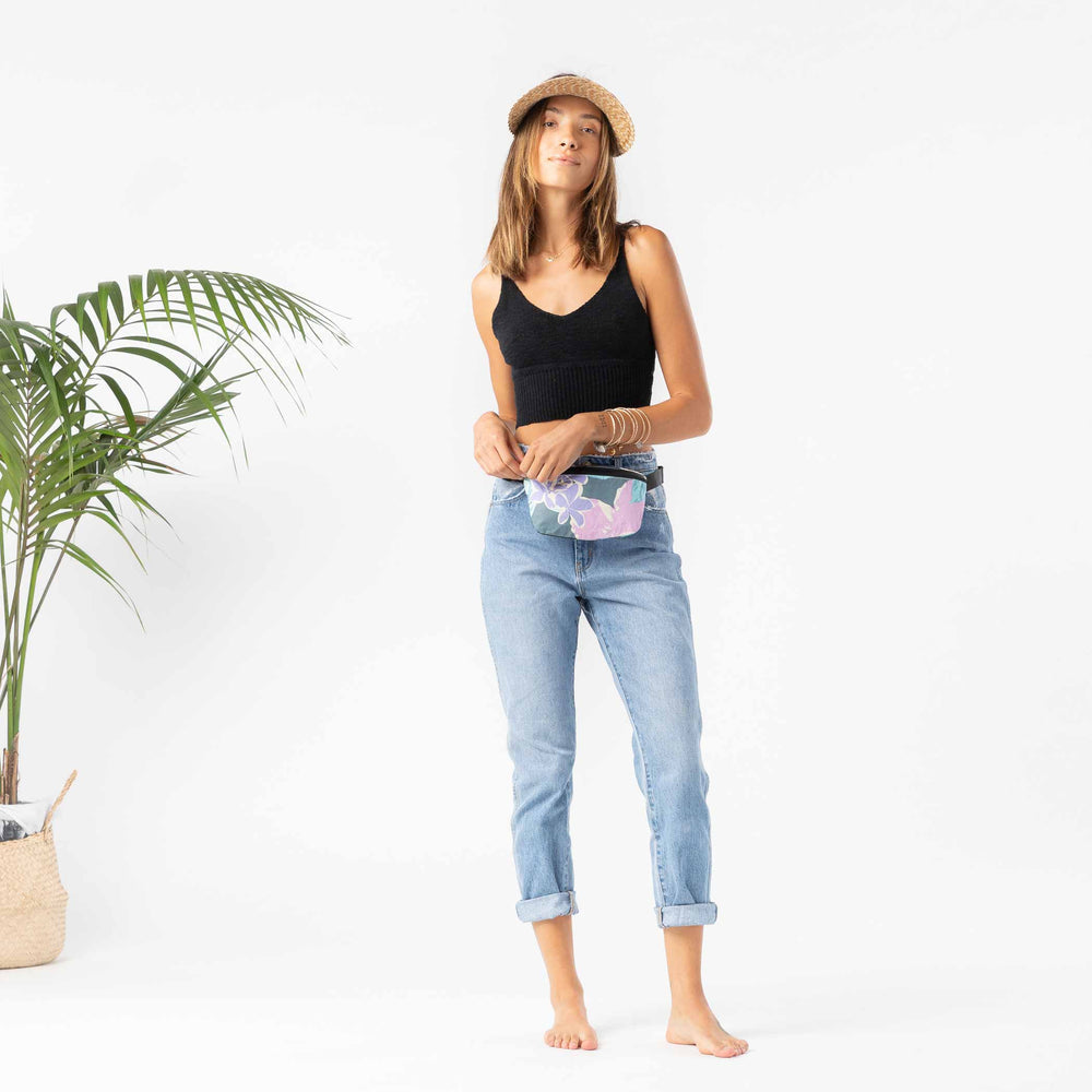 Mini Waist Pack - Tropical Print