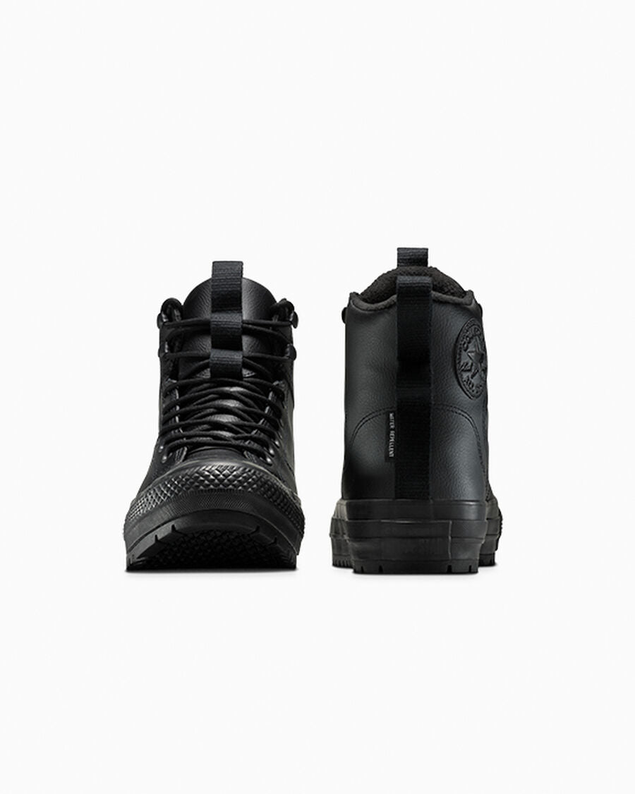 Water-Repellent High Top Hiker Boot - Black/Black/Black