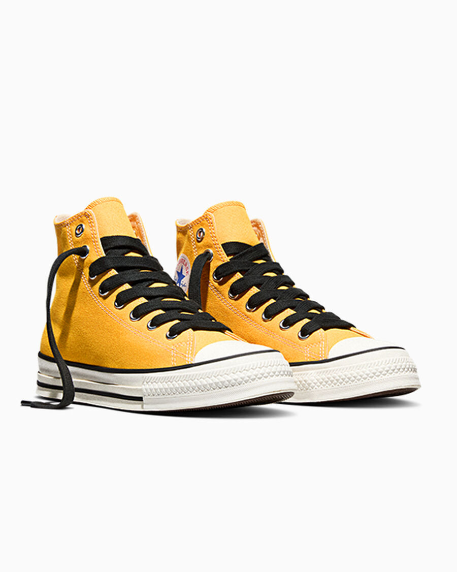Canvas High-Top Sneaker - Gold Palm - Gold Palm/Vintage White/Black