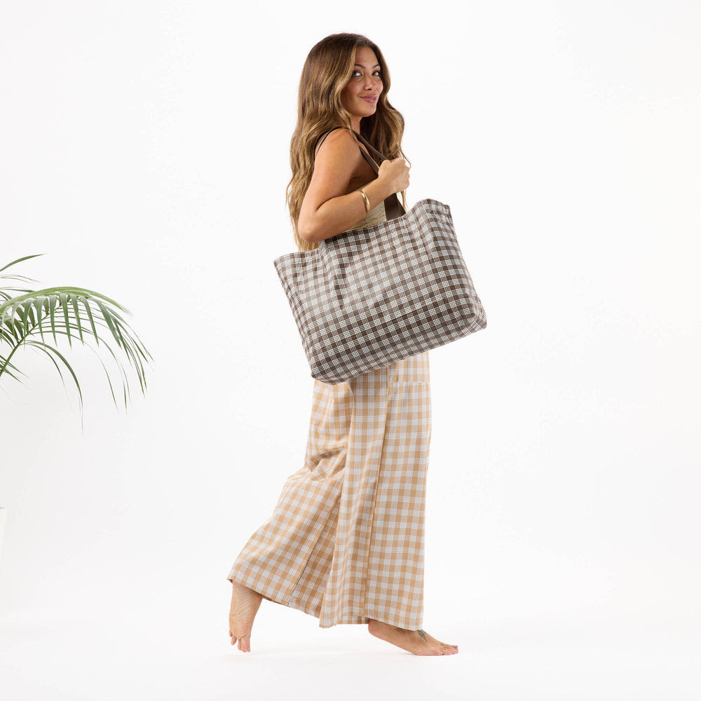 Reversible Open Top Tote - Hibiscus