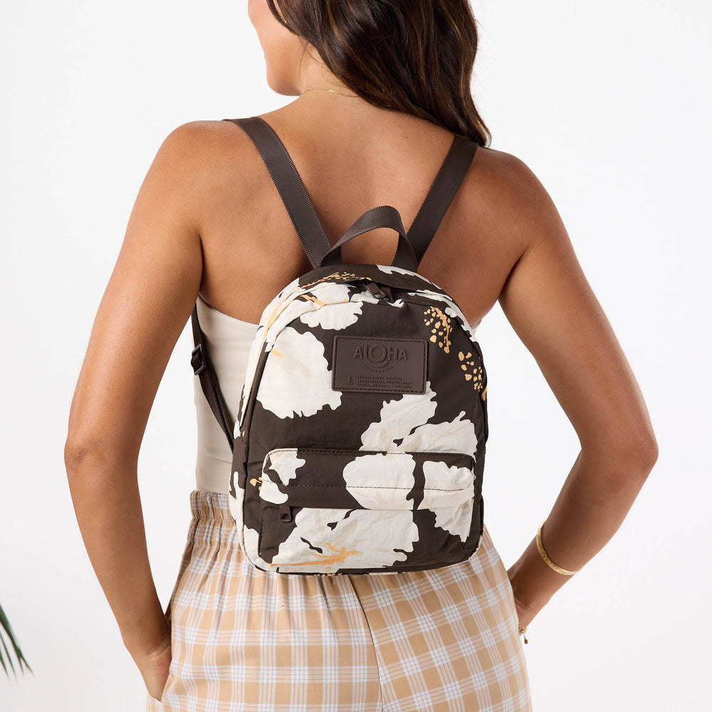 Ripstop Nylon Mini Backpack - Floral