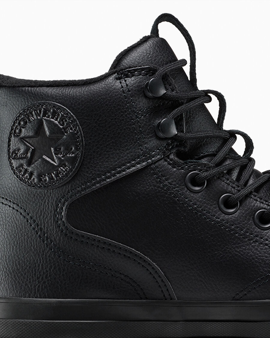 Water-Repellent High Top Hiker Boot - Black/Black/Black