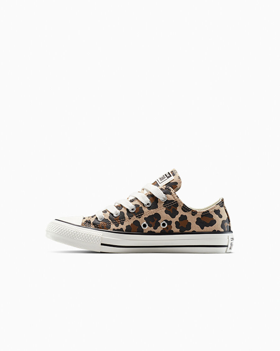 Canvas Low-Top Sneaker - Leopard Print