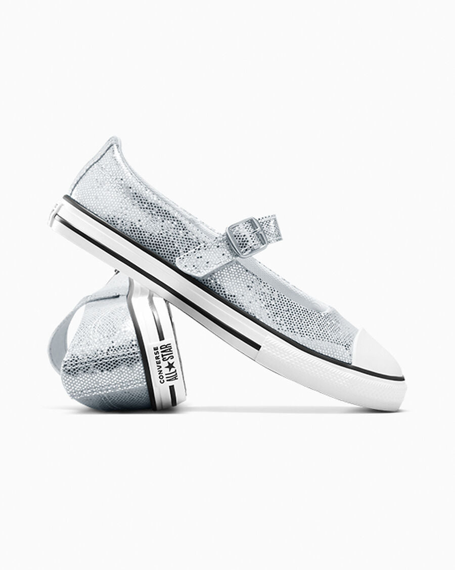 Glitter Easy-On Mary Jane Kids Shoe