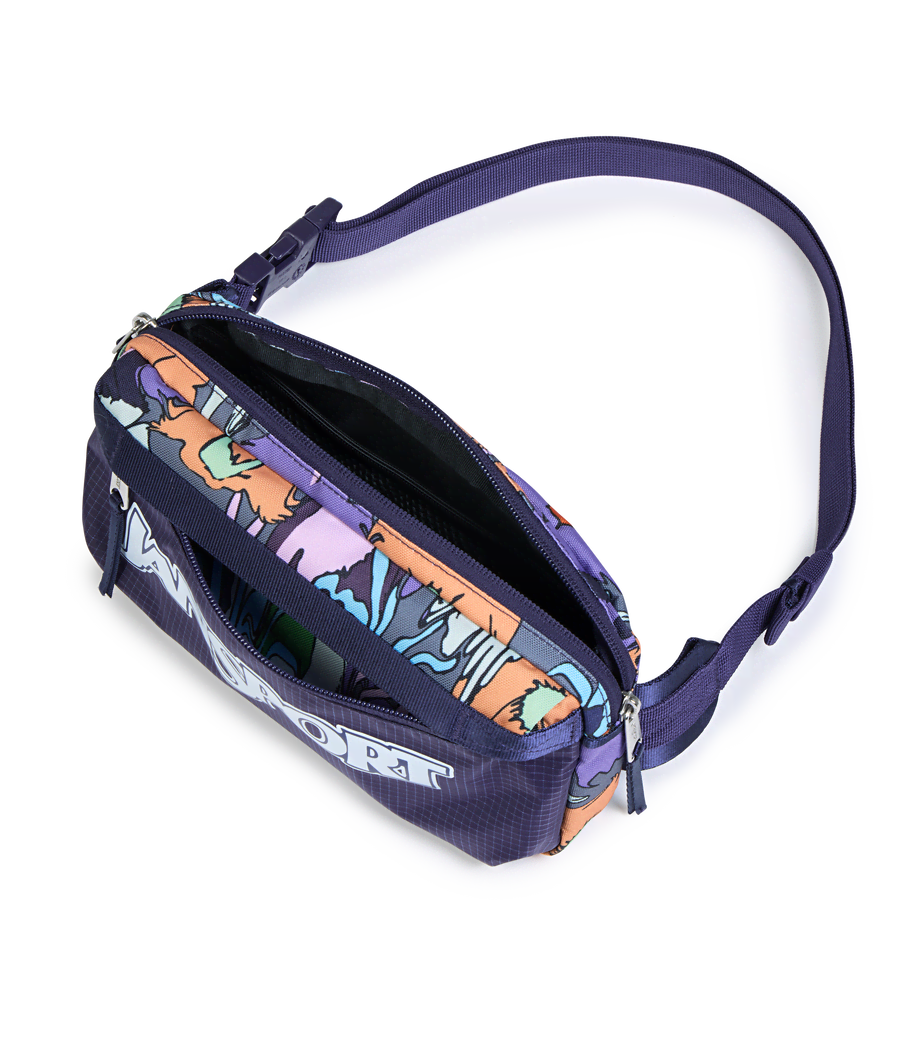 Recycled Nylon Waist Pack - Amethyst Angst