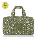 Ripstop Nylon Weekender Duffel - Floral Grid