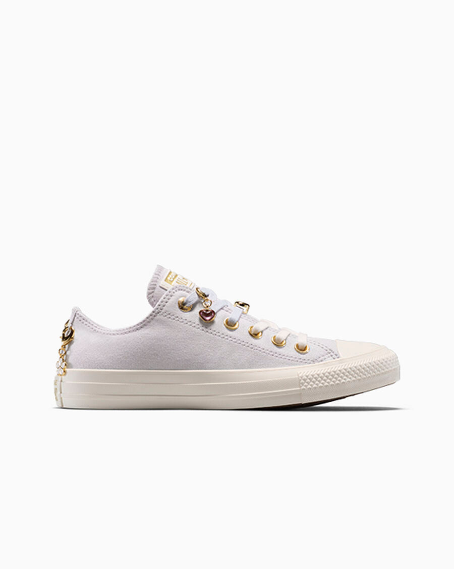 Canvas Low Top Sneaker With Charms