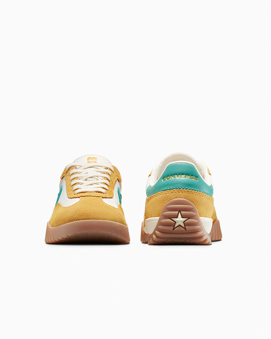 Unisex Nylon And Suede Low-Top Trainer - Sunny Angle Yellow/Egret/Archive Sea Green