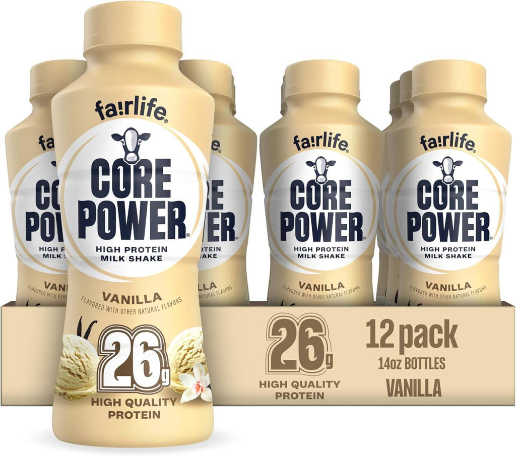 Vanilla Protein Milk Shake, 14 oz, 12 Pack