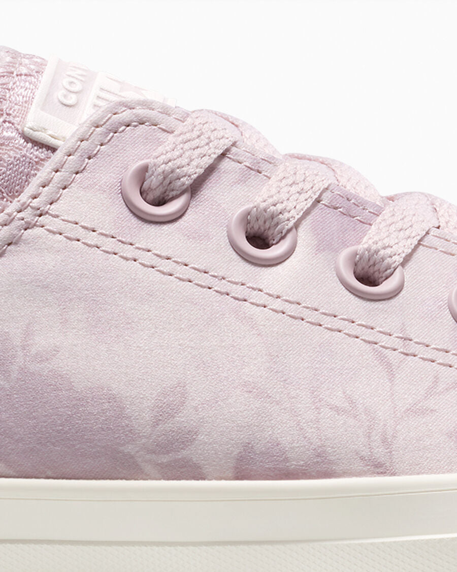 Floral Satin Low Top Sneaker