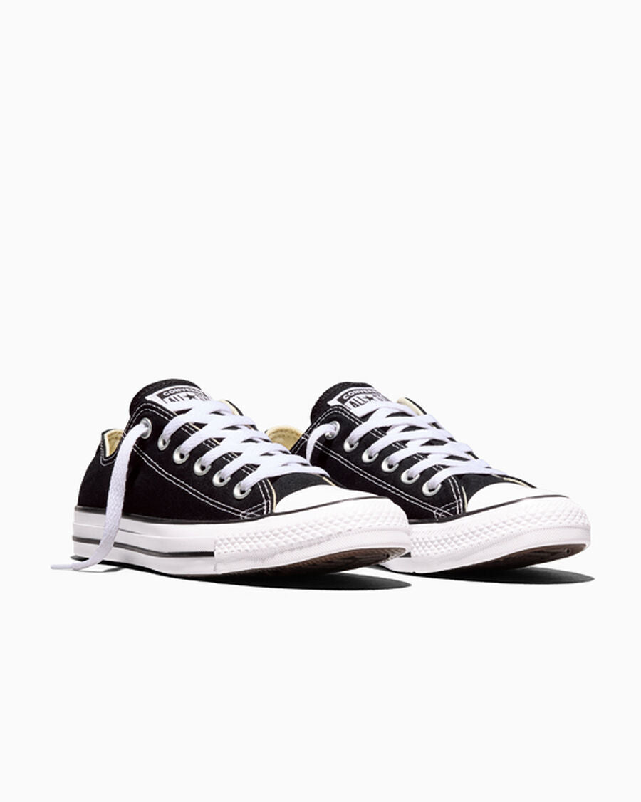 Canvas Low-Top Sneaker - Multiple Colors - Black