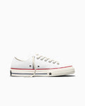 Unisex Heavyweight Canvas Low-Top Sneaker - White/Garnet/Egret