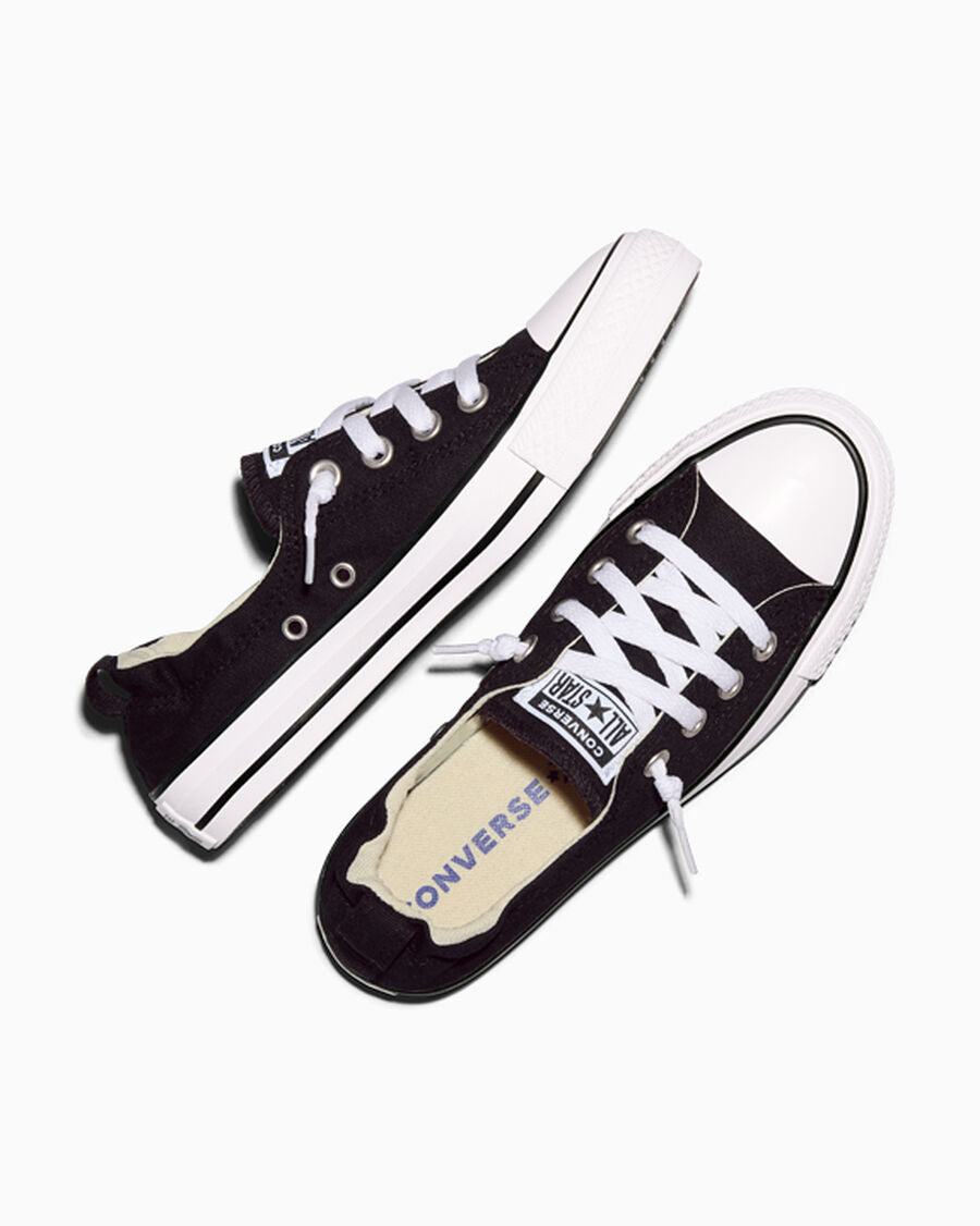 Canvas Slip-On Low Top Sneaker - Black - Black