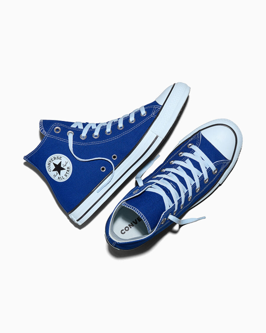 Tonal Canvas High Top Sneaker - Red - Blue/Cold Touch/Black