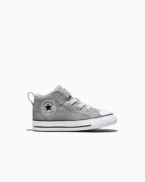 Canvas Easy-On Mid-Top Sneaker - Grey Area/White/Black
