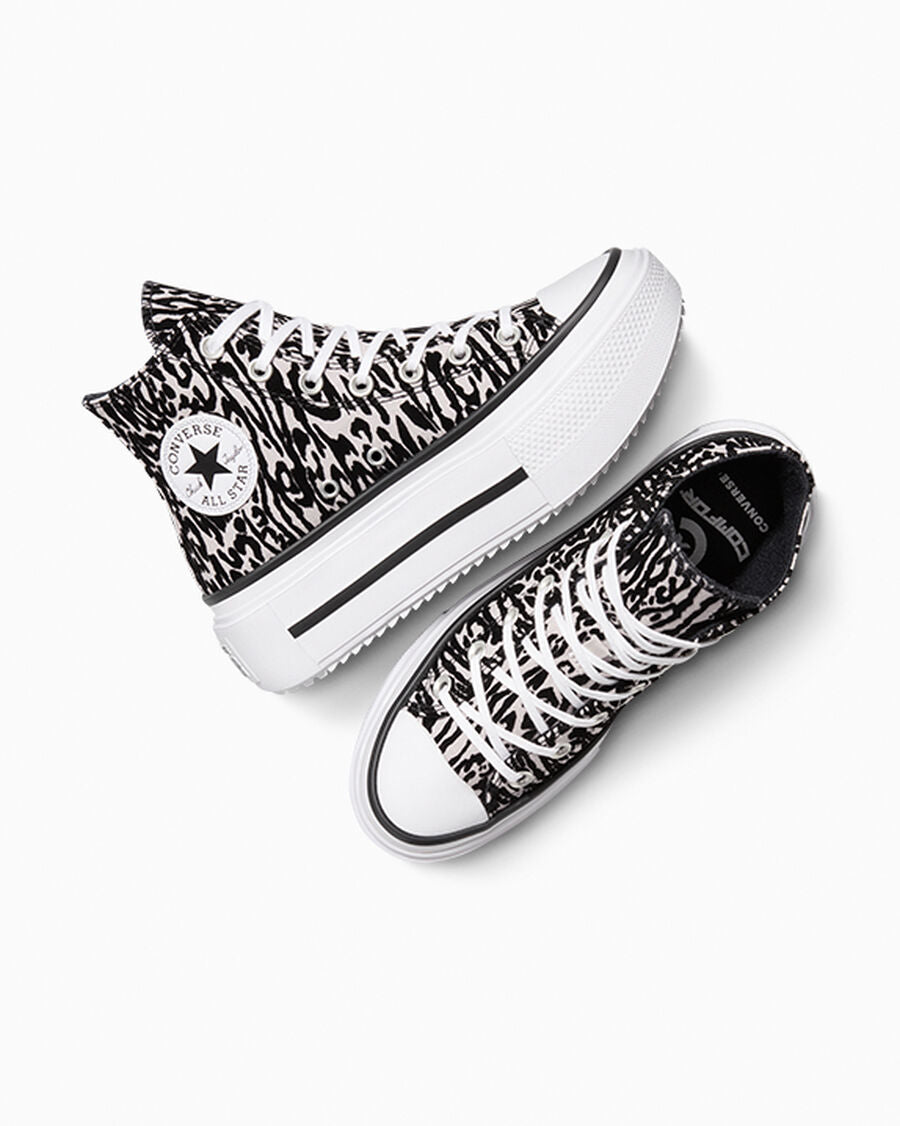 Canvas Platform High Top Sneaker - Leopard