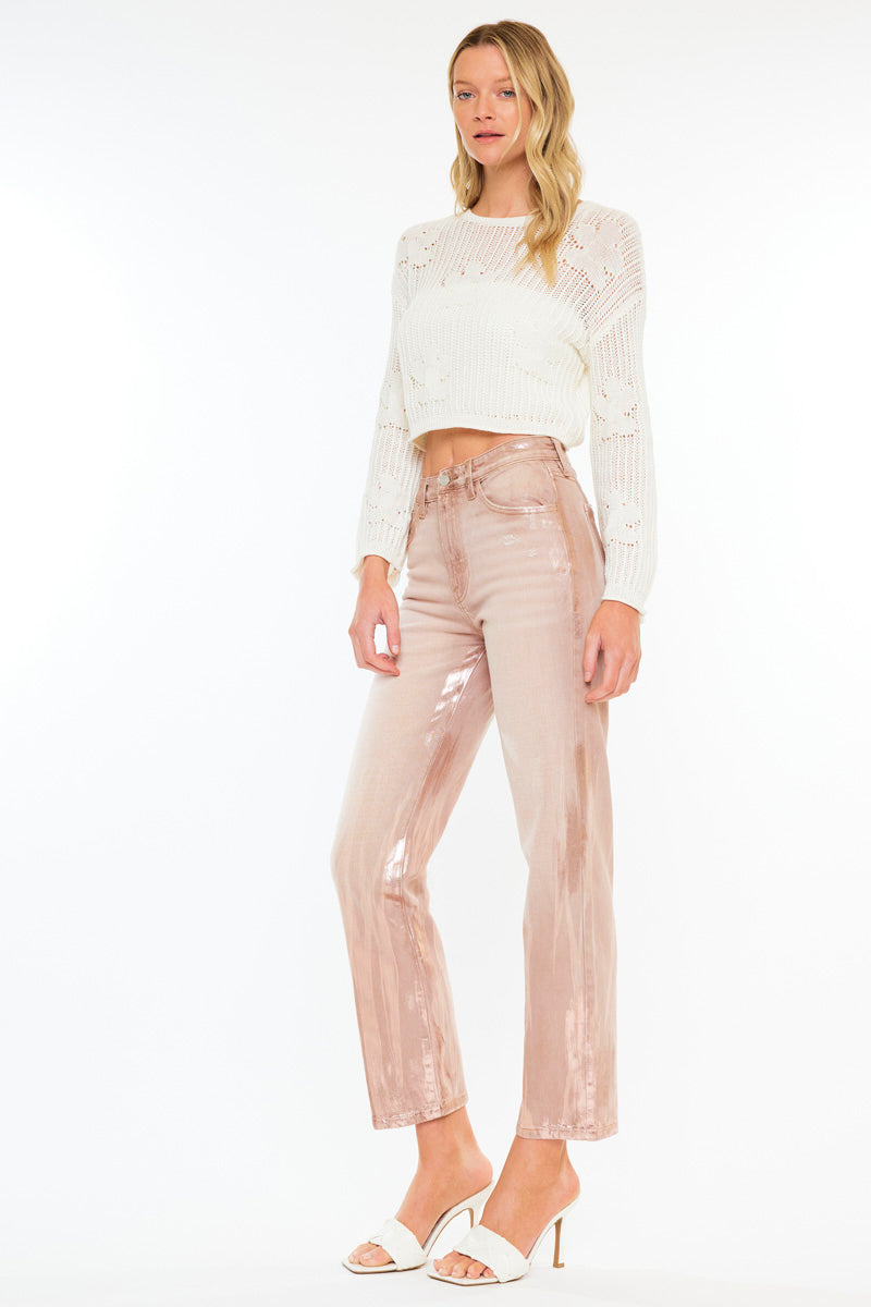 Women's High Rise Straight Jeans - Blaire