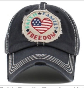 Faith Family Freedom Baseball Cap