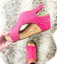 Load image into Gallery viewer, Corkys Fuchsia Sandals
