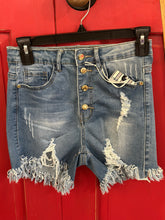 Load image into Gallery viewer, Denim Couture Shorts
