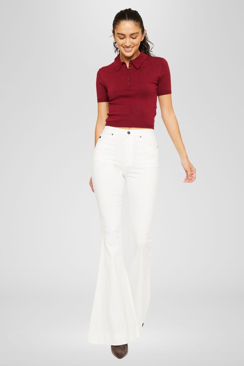 Women's High Rise Super Flare Jeans - Braelynn