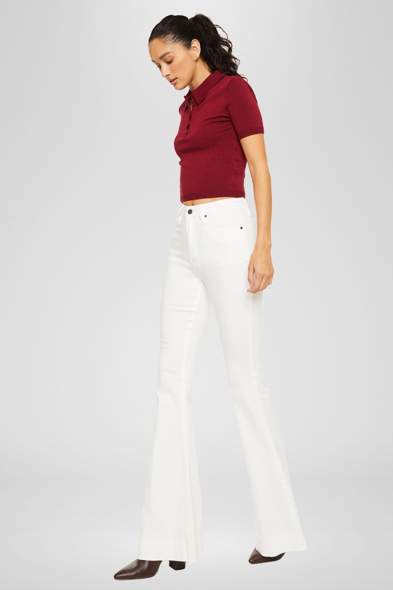 Women's High Rise Super Flare Jeans - Braelynn