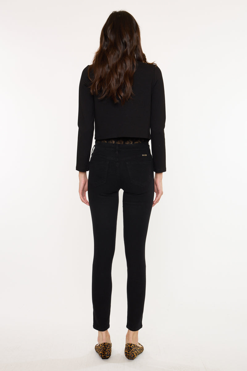 Women's Mid Rise Super Skinny Jeans - Anivia