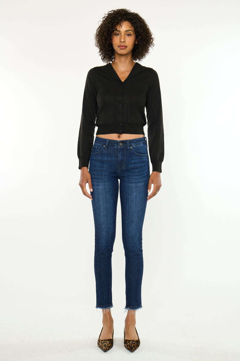 Women's Mid Rise Ankle Skinny Jeans - Atlanna