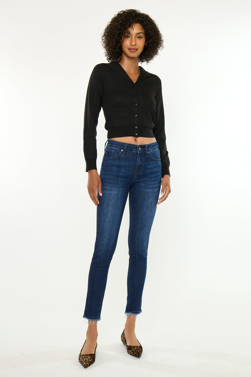 Women's Mid Rise Ankle Skinny Jeans - Atlanna
