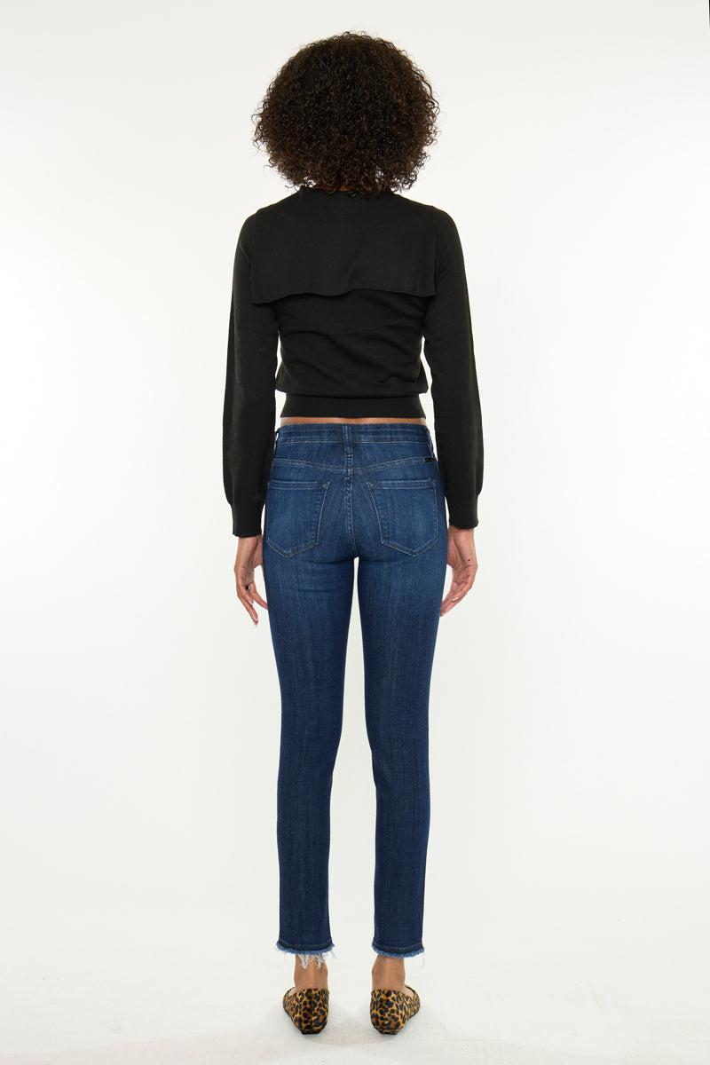 Women's Mid Rise Ankle Skinny Jeans - Atlanna
