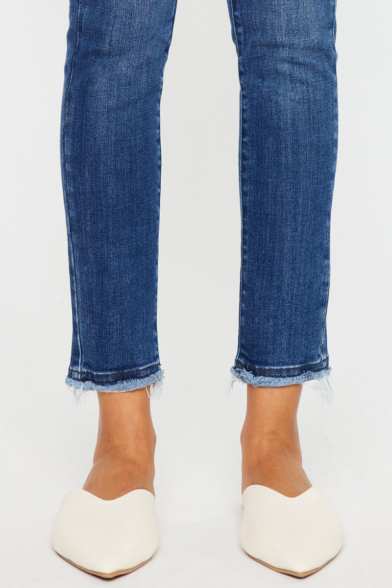 Women's Mid Rise Ankle Skinny Jeans - Atlanna