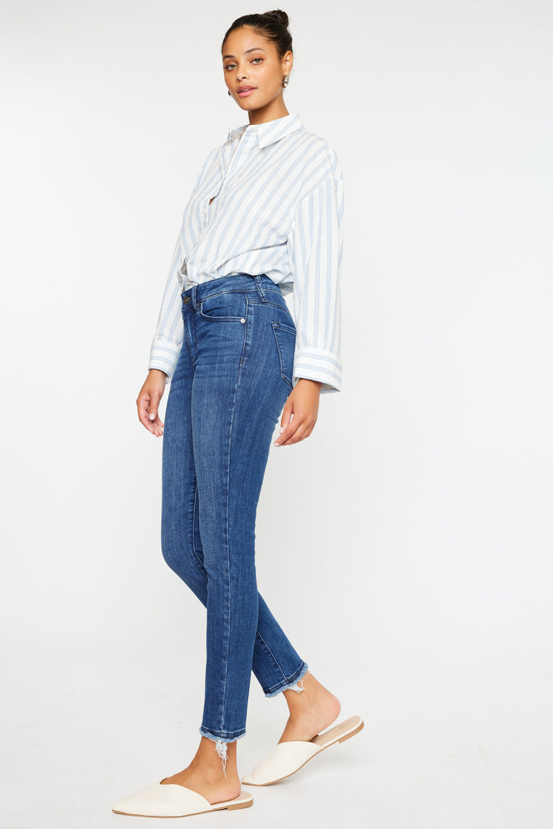 Women's Mid Rise Ankle Skinny Jeans - Atlanna