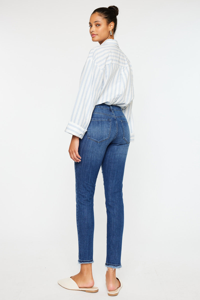Women's Mid Rise Ankle Skinny Jeans - Atlanna