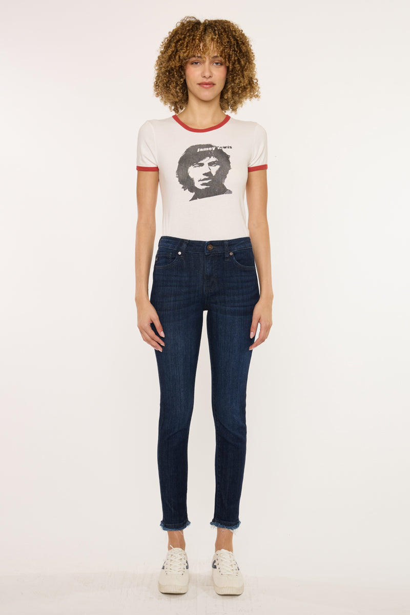 Women's Mid Rise Ankle Skinny Jeans - Atlanna