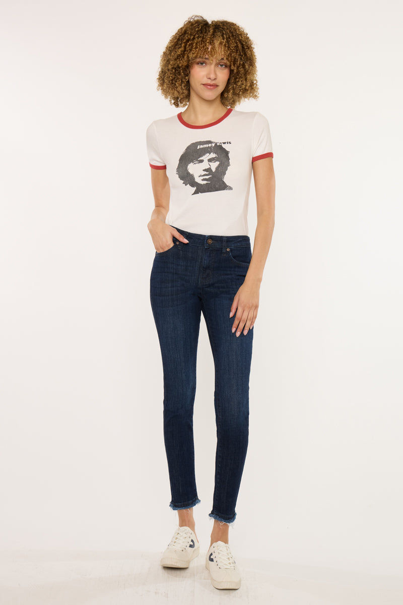 Women's Mid Rise Ankle Skinny Jeans - Atlanna