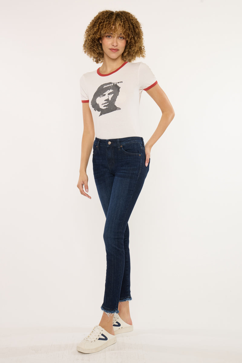 Women's Mid Rise Ankle Skinny Jeans - Atlanna