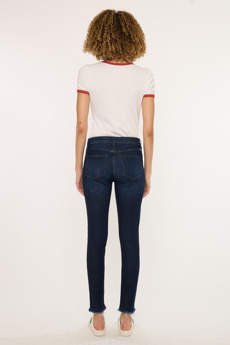 Women's Mid Rise Ankle Skinny Jeans - Atlanna