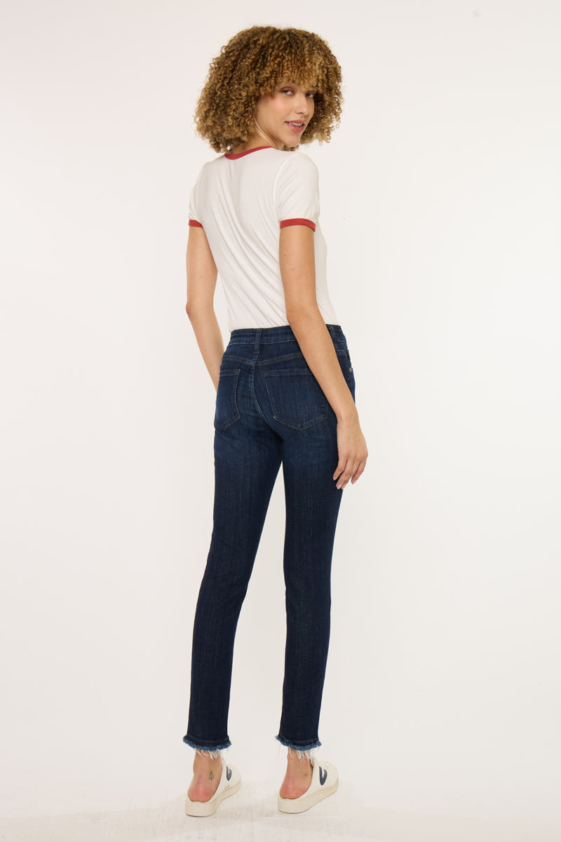 Women's Mid Rise Ankle Skinny Jeans - Atlanna