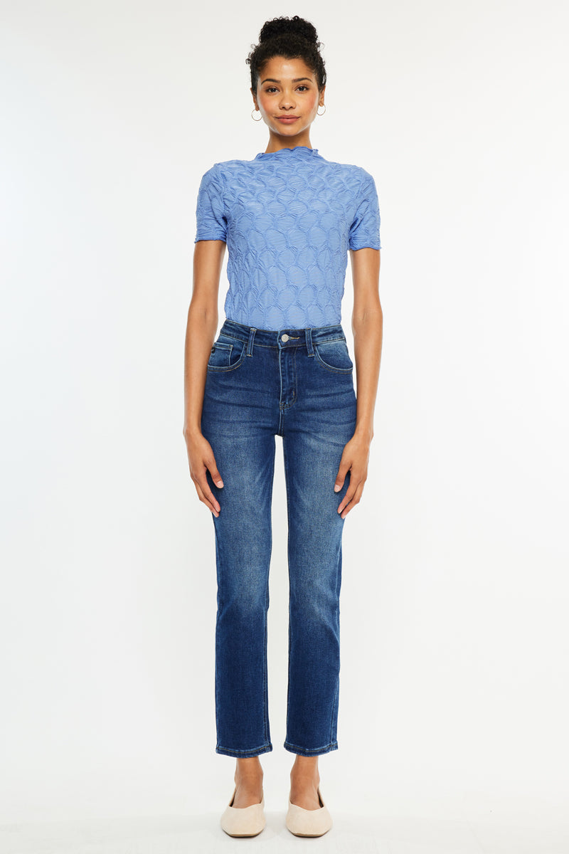 Women's High Rise Slim Straight Jeans - Adaline