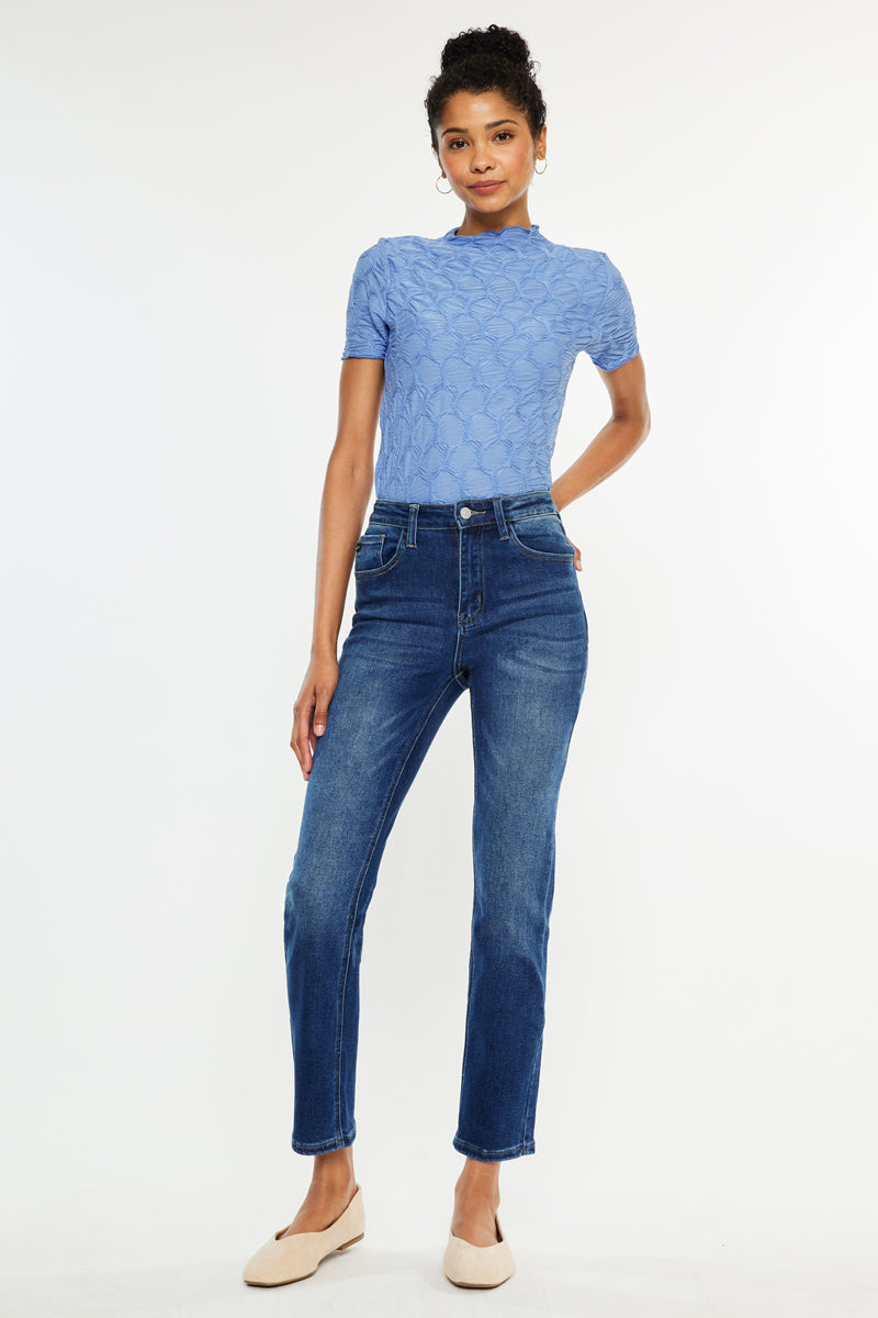 Women's High Rise Slim Straight Jeans - Adaline