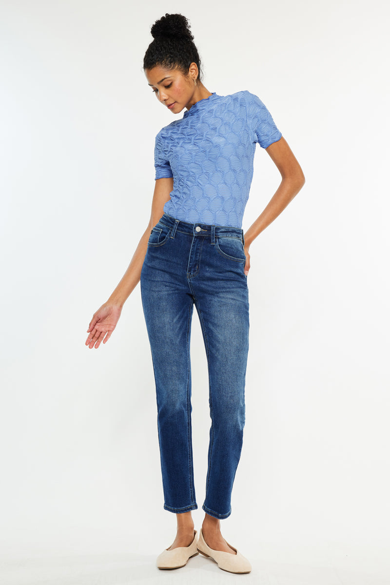 Women's High Rise Slim Straight Jeans - Adaline
