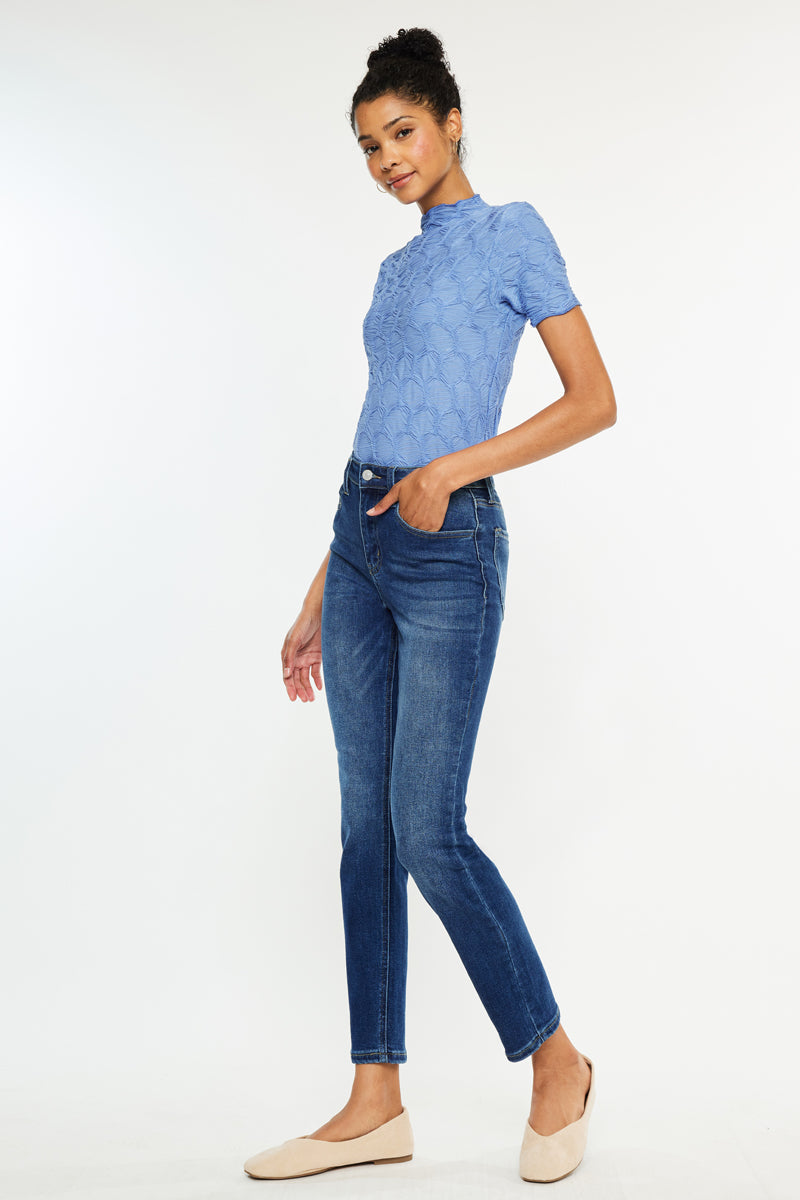 Women's High Rise Slim Straight Jeans - Adaline