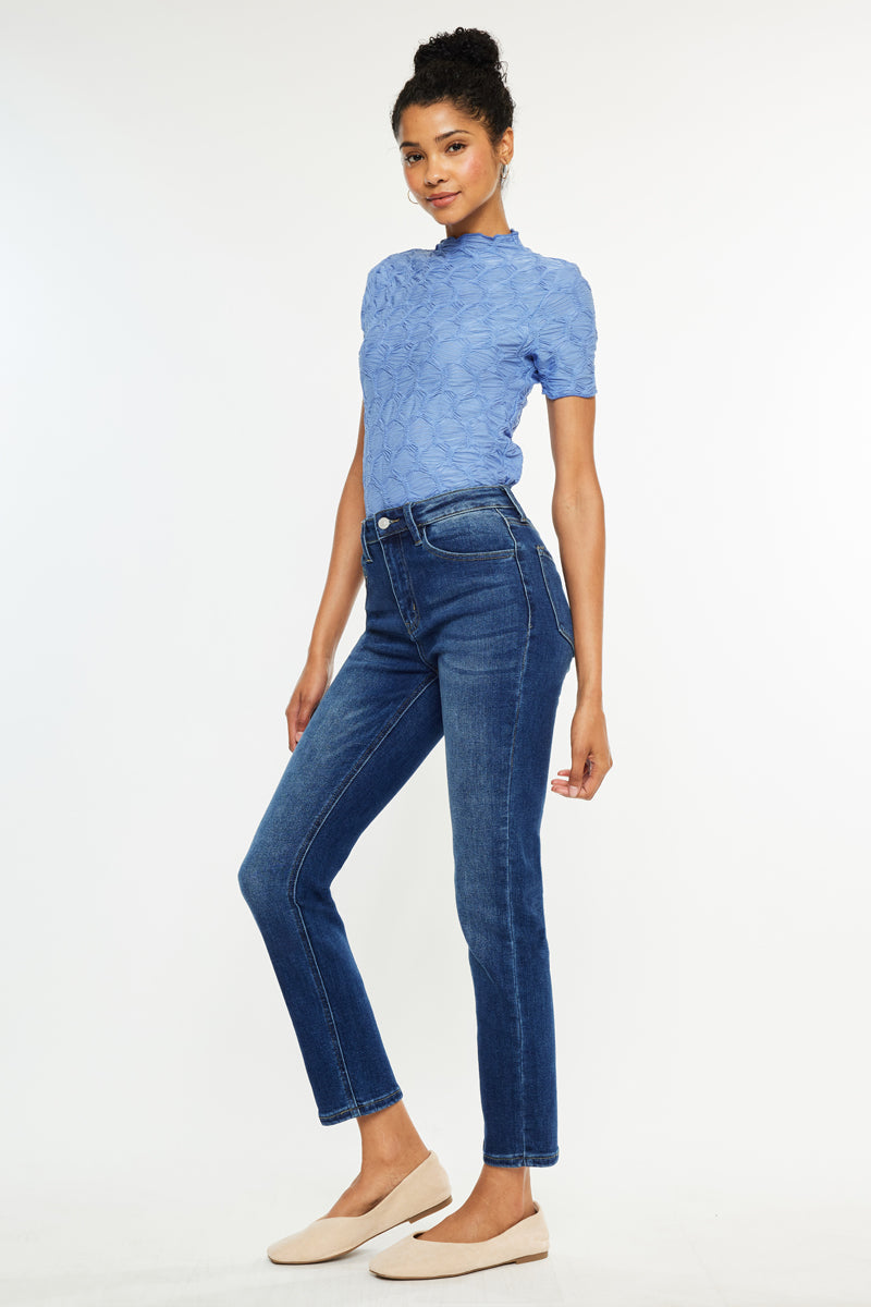 Women's High Rise Slim Straight Jeans - Adaline