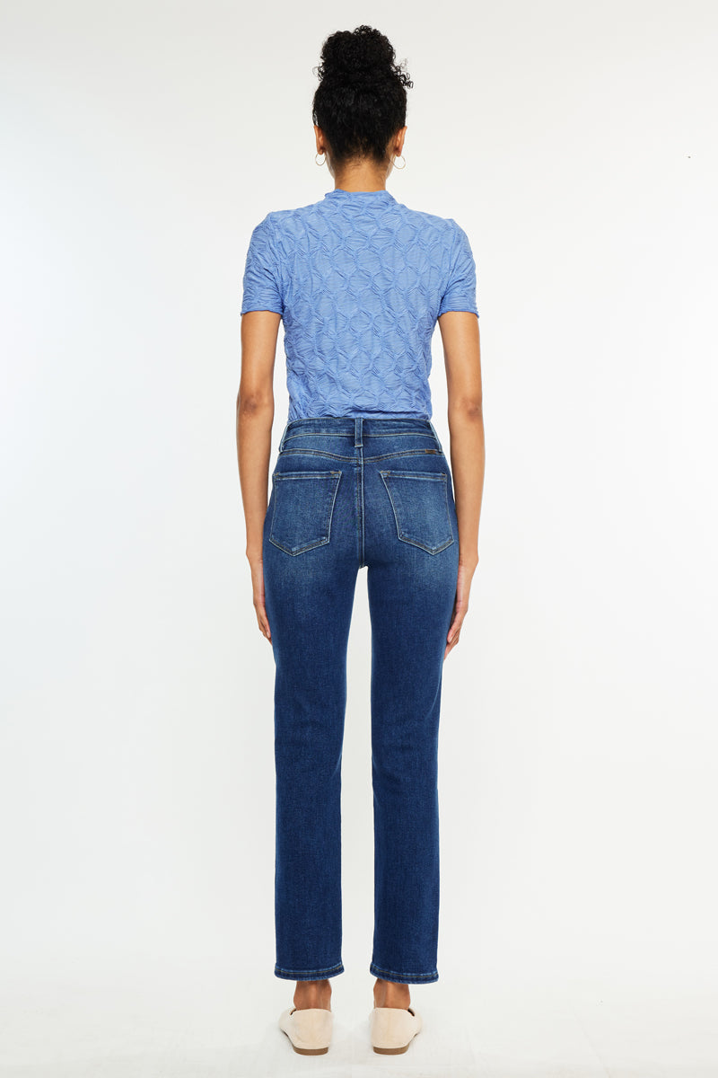 Women's High Rise Slim Straight Jeans - Adaline
