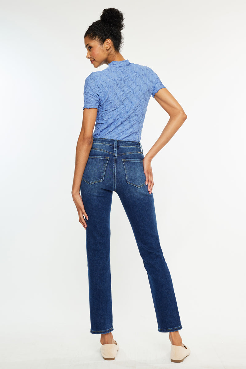 Women's High Rise Slim Straight Jeans - Adaline