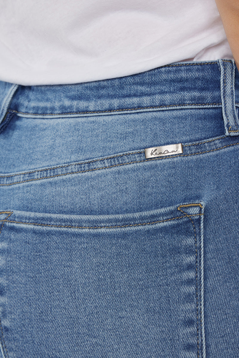 Women's Plus Size High Rise Slim Straight Jeans - Alannah