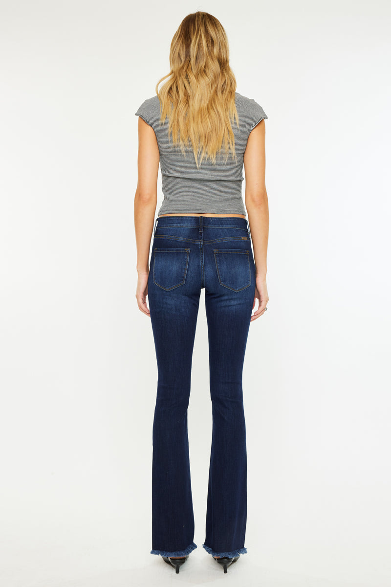 Women's Low Rise Bootcut Jeans - Anne