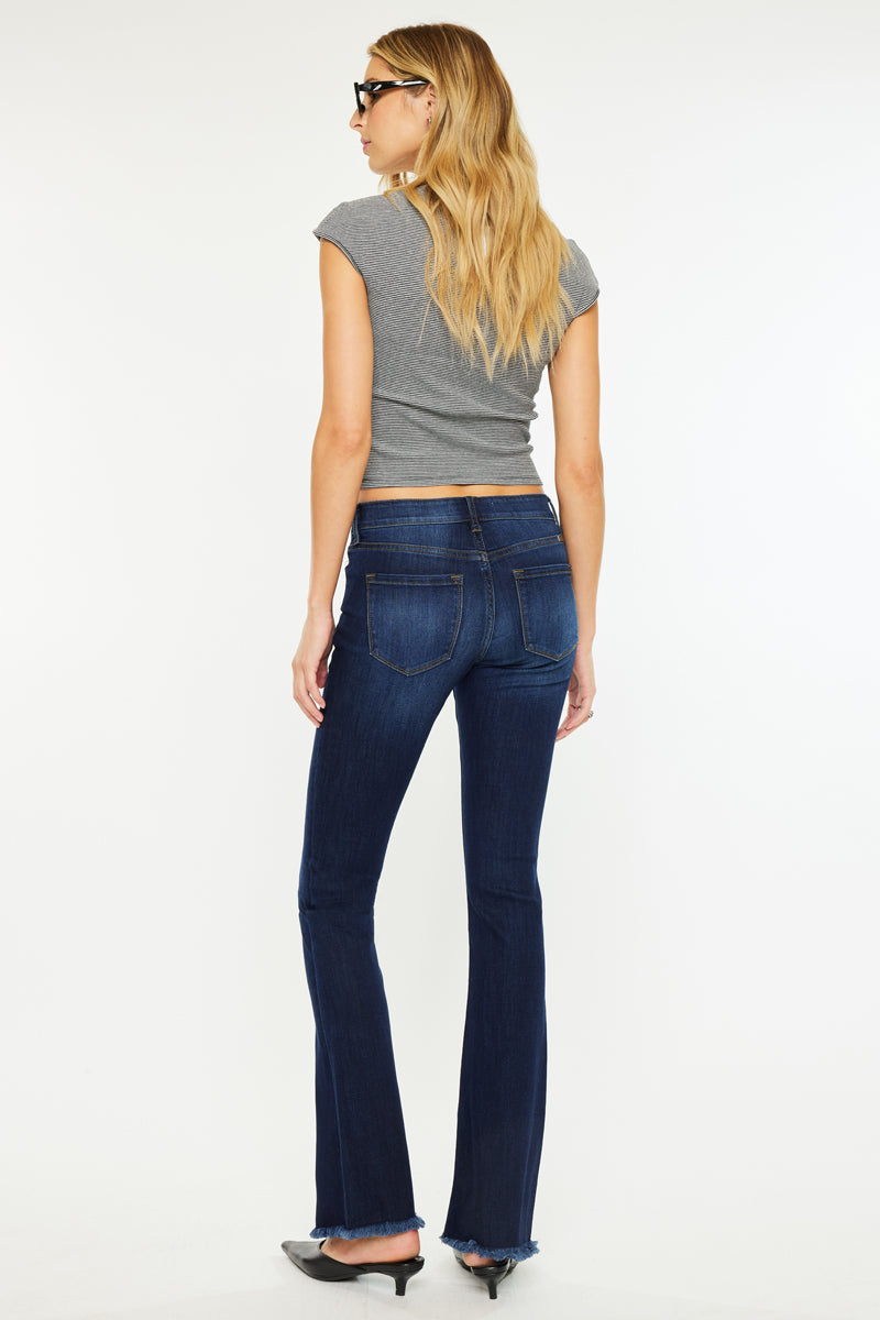 Women's Low Rise Bootcut Jeans - Anne