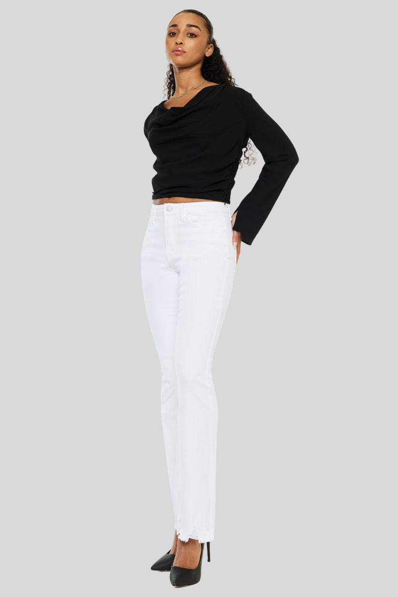 Women's High Rise Bootcut Jeans - Brenna
