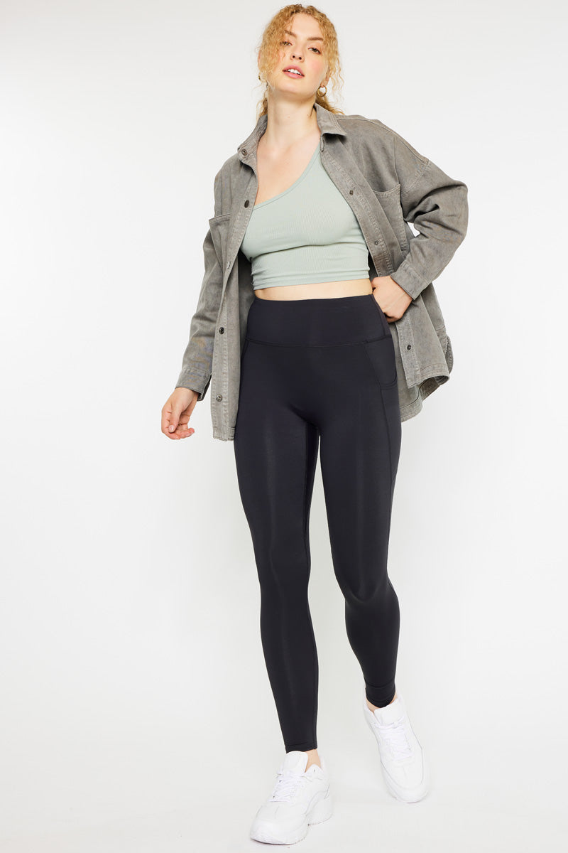 Women's High Rise Active Leggings - Carla